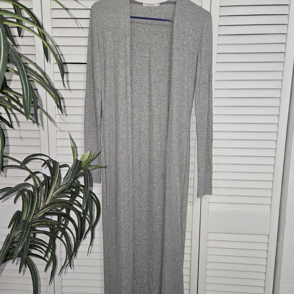 Samantha Eng Gray Knit Cardigan